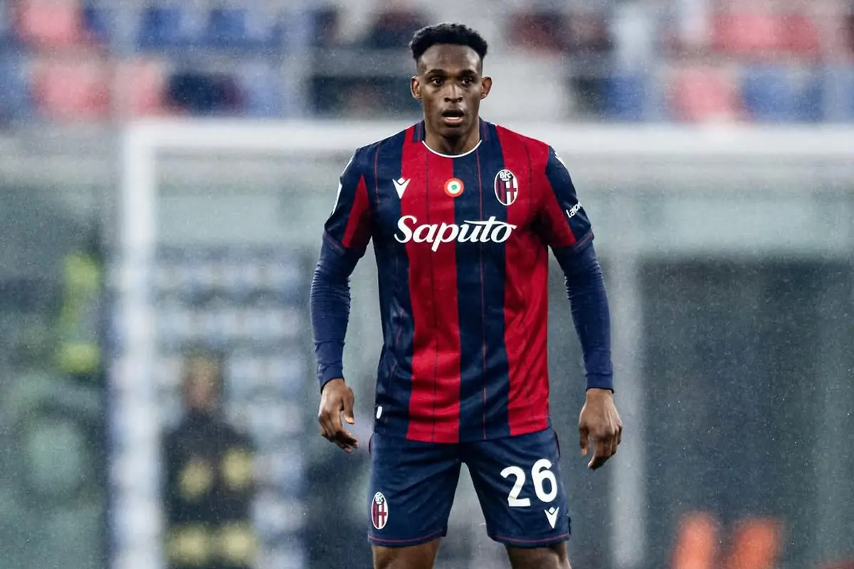 Lucumi durante Bologna-Lecce